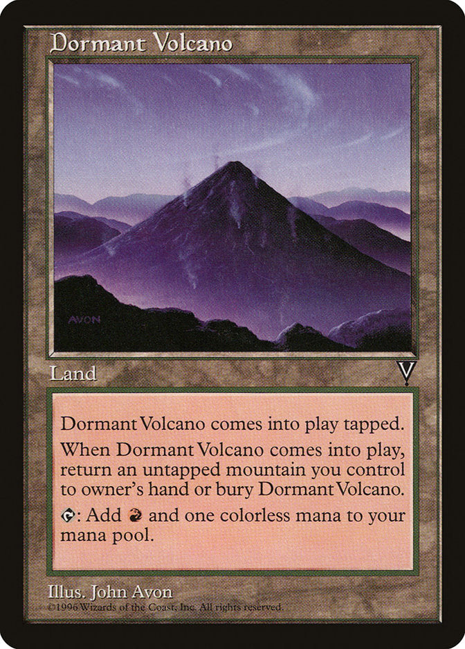 Dormant Volcano [Visions] | Anubis Games and Hobby