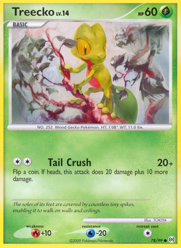 Treecko (78/99) [Platinum: Arceus] | Anubis Games and Hobby