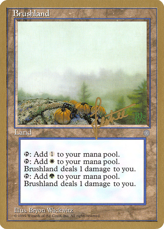 Brushland (Bertrand Lestree) [Pro Tour Collector Set] | Anubis Games and Hobby