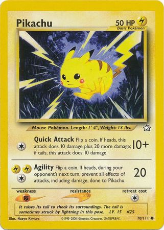 Pikachu (70/111) [Neo Genesis Unlimited] | Anubis Games and Hobby