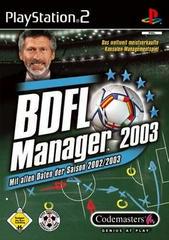 BDFL Manager 2003 - PAL Playstation 2 | Anubis Games and Hobby