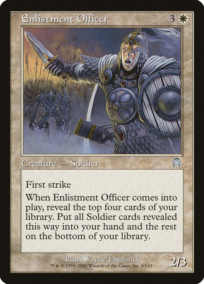 Enlistment Officer [Apocalypse] | Anubis Games and Hobby