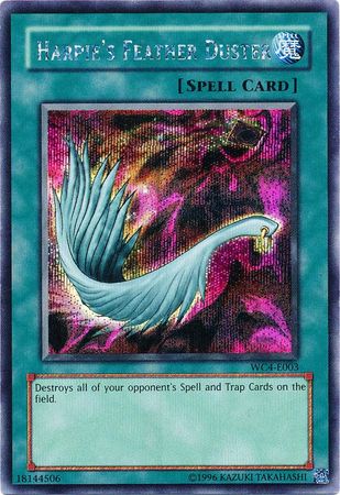 Harpie's Feather Duster [WC4-E003] Prismatic Secret Rare | Anubis Games and Hobby