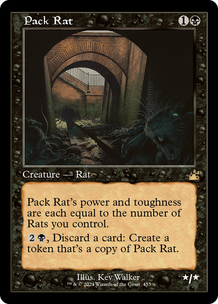 Pack Rat (Retro Frame) [Ravnica Remastered] | Anubis Games and Hobby