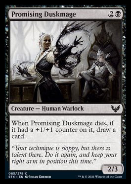 Promising Duskmage [Strixhaven: School of Mages] | Anubis Games and Hobby