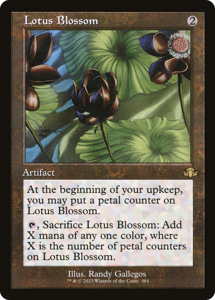 Lotus Blossom (Retro) [Dominaria Remastered] | Anubis Games and Hobby