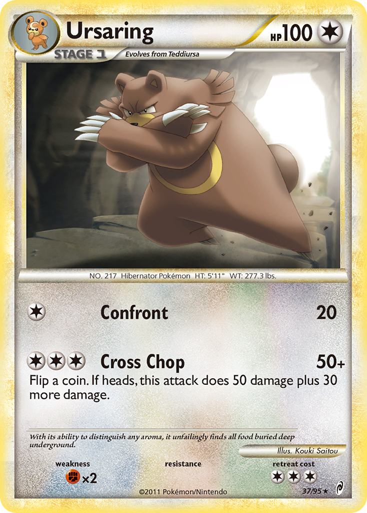 Ursaring (37/95) [HeartGold & SoulSilver: Call of Legends] | Anubis Games and Hobby