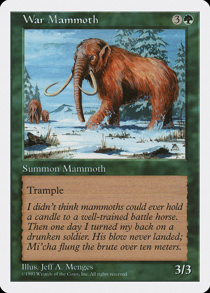 War Mammoth [Fifth Edition] | Anubis Games and Hobby