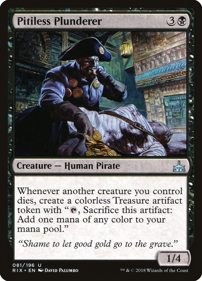 Pitiless Plunderer [Rivals of Ixalan] | Anubis Games and Hobby