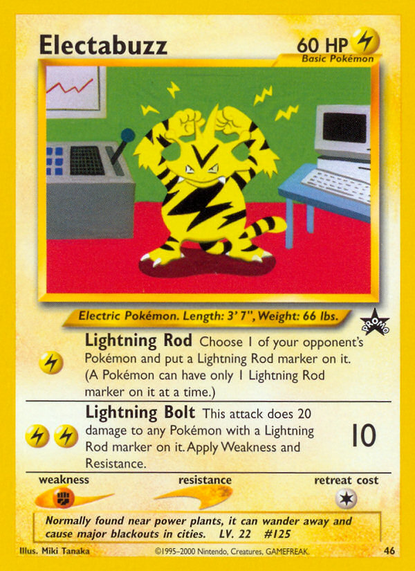 Electabuzz (46) [Wizards of the Coast: Black Star Promos] | Anubis Games and Hobby