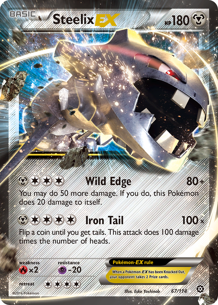 Steelix EX (67/114) [XY: Steam Siege] | Anubis Games and Hobby