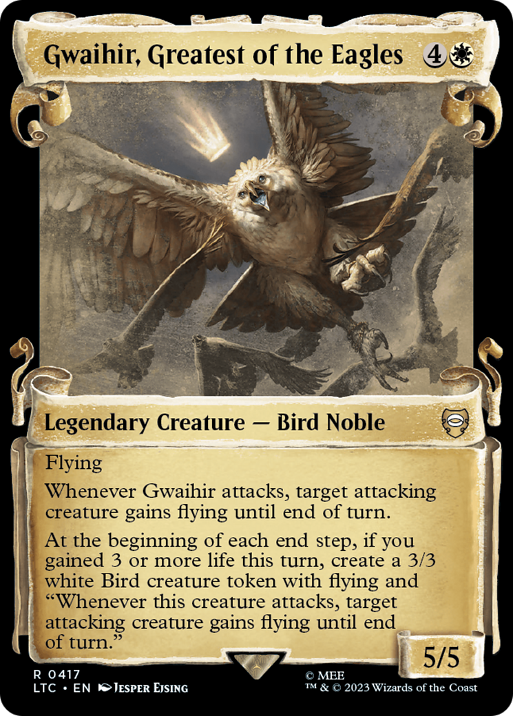 Gwaihir, Greatest of the Eagles [The Lord of the Rings: Tales of Middle-Earth Commander Showcase Scrolls] | Anubis Games and Hobby