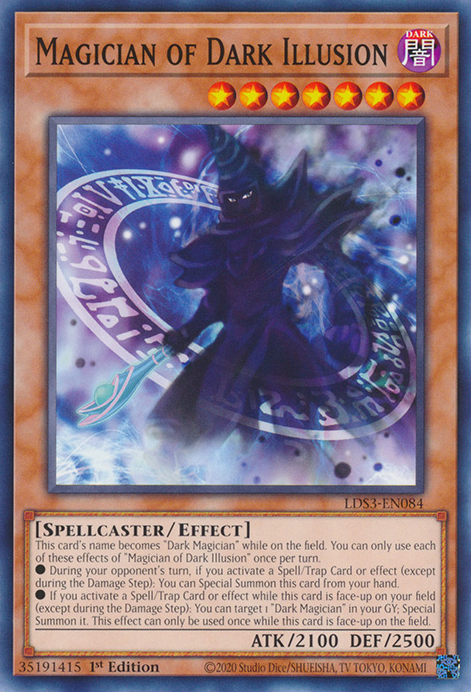 Magician of Dark Illusion [LDS3-EN084] Common | Anubis Games and Hobby