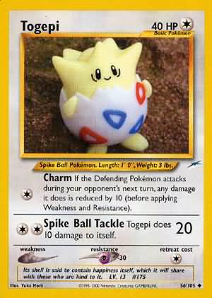 Togepi (56/105) [Neo Destiny Unlimited] | Anubis Games and Hobby