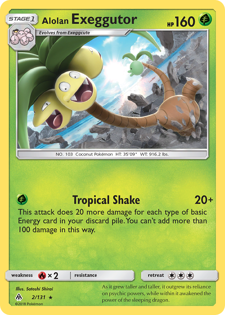 Alolan Exeggutor (2/131) [Sun & Moon: Forbidden Light] | Anubis Games and Hobby