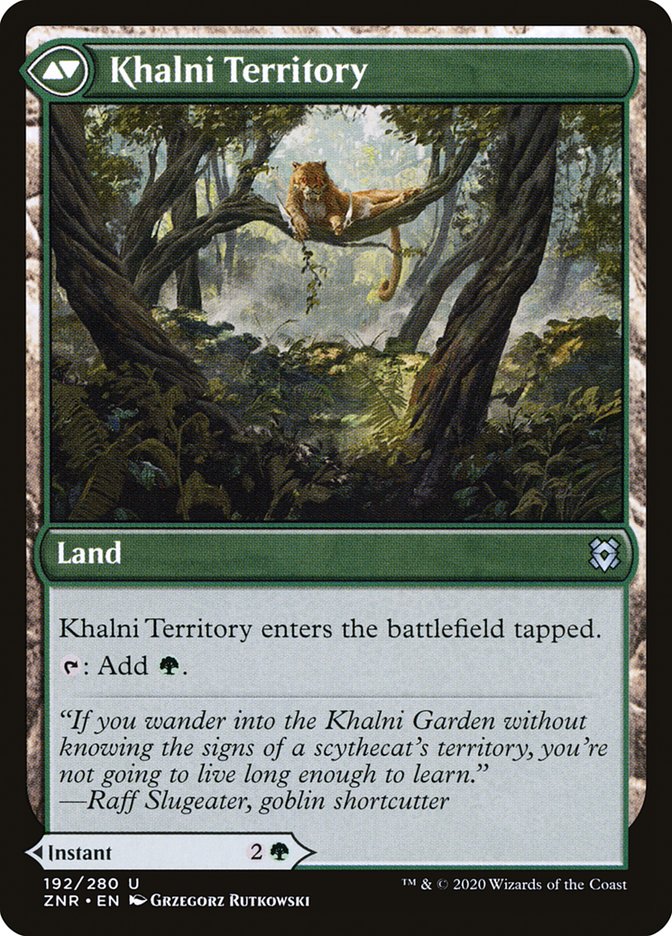 Khalni Ambush // Khalni Territory [Zendikar Rising] | Anubis Games and Hobby