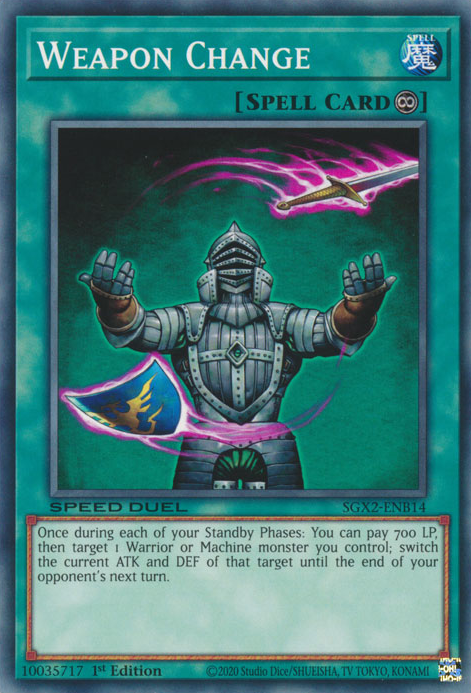 Weapon Change [SGX2-ENB14] Common | Anubis Games and Hobby