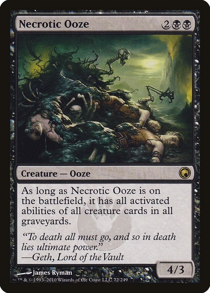 Necrotic Ooze [Scars of Mirrodin] | Anubis Games and Hobby