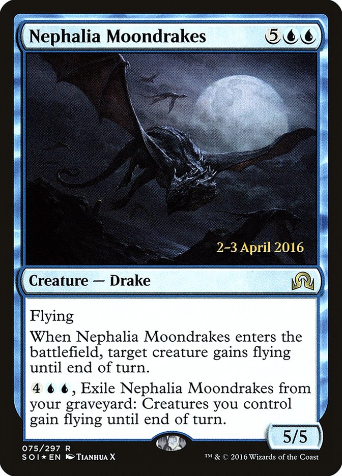 Nephalia Moondrakes [Shadows over Innistrad Prerelease Promos] | Anubis Games and Hobby