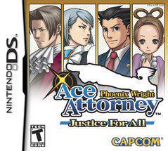 Phoenix Wright Justice for All - Nintendo DS | Anubis Games and Hobby