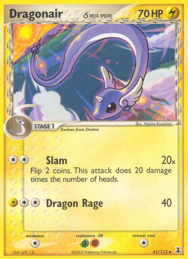 Dragonair (41/113) (Delta Species) [EX: Delta Species] | Anubis Games and Hobby