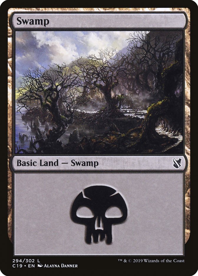 Swamp (294) [Commander 2019] | Anubis Games and Hobby