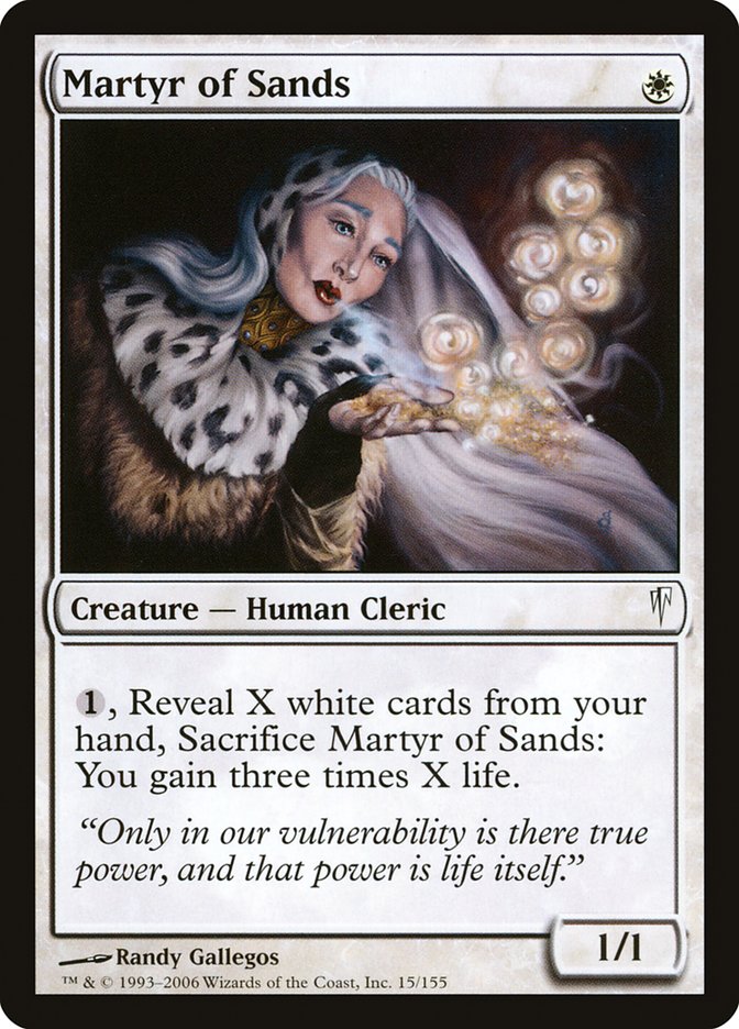 Martyr of Sands [Coldsnap] | Anubis Games and Hobby