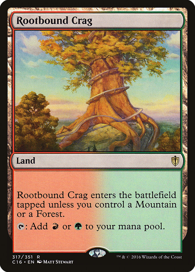 Rootbound Crag [Commander 2016] | Anubis Games and Hobby