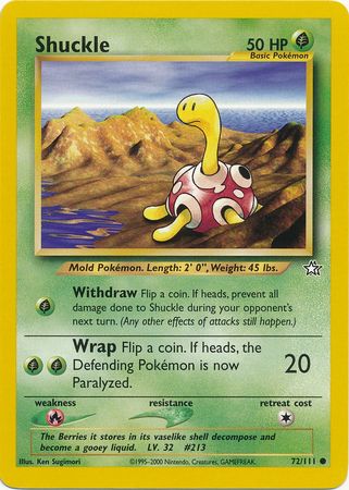 Shuckle (72/111) [Neo Genesis Unlimited] | Anubis Games and Hobby