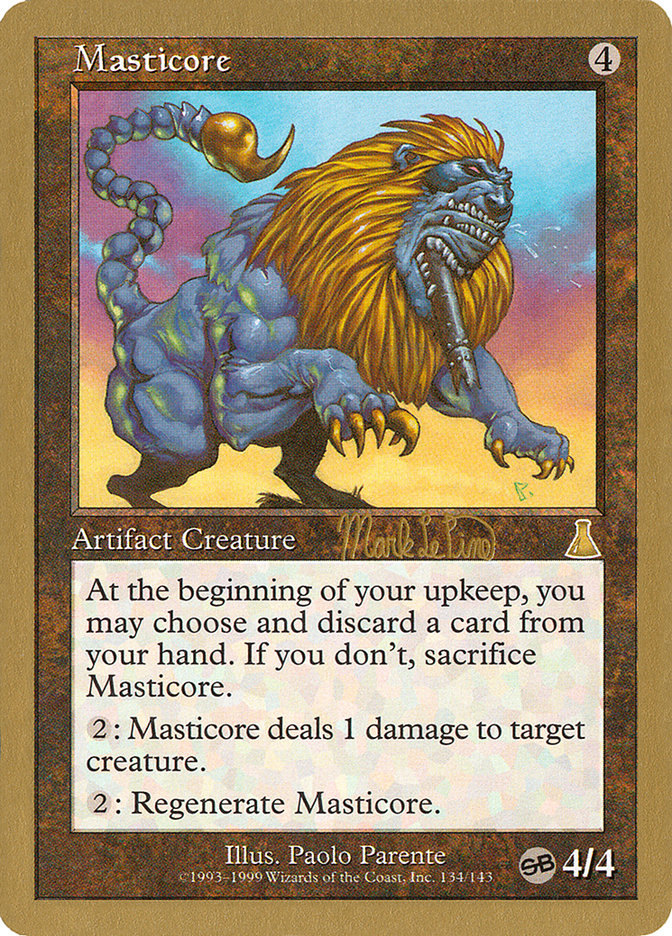 Masticore (Mark Le Pine) (SB) [World Championship Decks 1999] | Anubis Games and Hobby