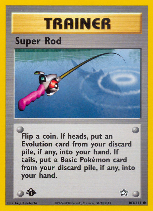 Super Rod (103/111) [Neo Genesis 1st Edition] | Anubis Games and Hobby