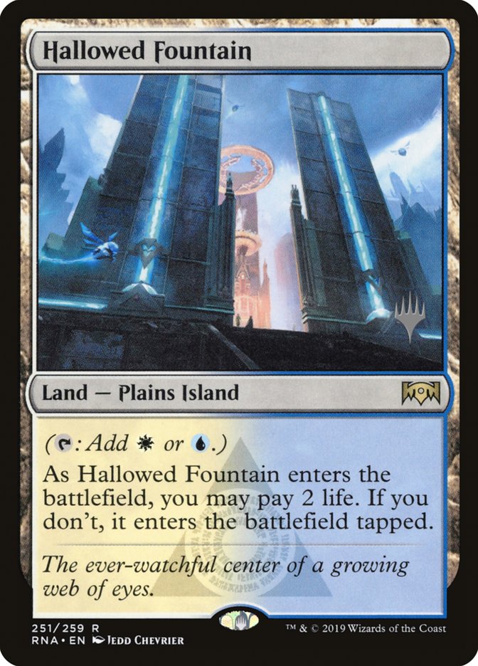 Hallowed Fountain (Promo Pack) [Ravnica Allegiance Promos] | Anubis Games and Hobby