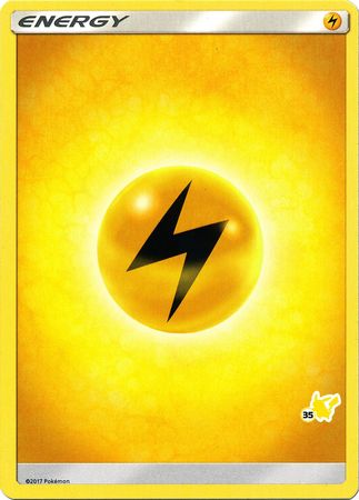 Lightning Energy (Pikachu Stamp #35) [Battle Academy 2020] | Anubis Games and Hobby