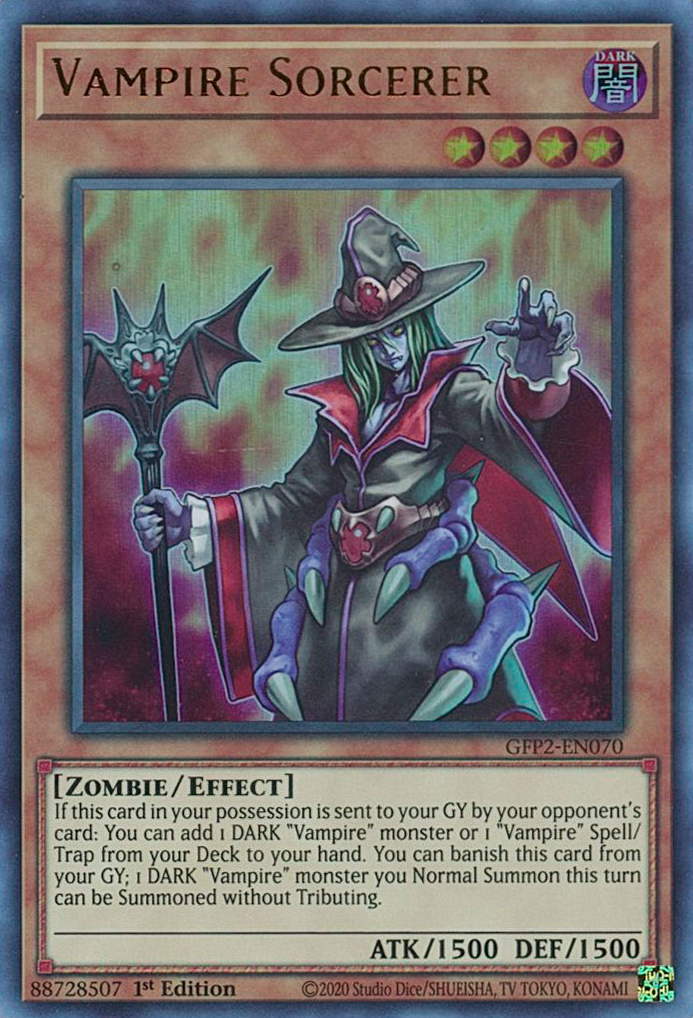 Vampire Sorcerer [GFP2-EN070] Ultra Rare | Anubis Games and Hobby