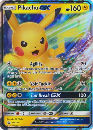 Pikachu GX (SM232) (Jumbo Card) [Sun & Moon: Black Star Promos] | Anubis Games and Hobby