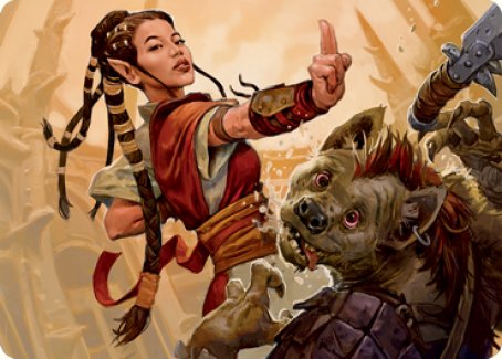 Half-Elf Monk Art Card [Dungeons & Dragons: Adventures in the Forgotten Realms Art Series] | Anubis Games and Hobby