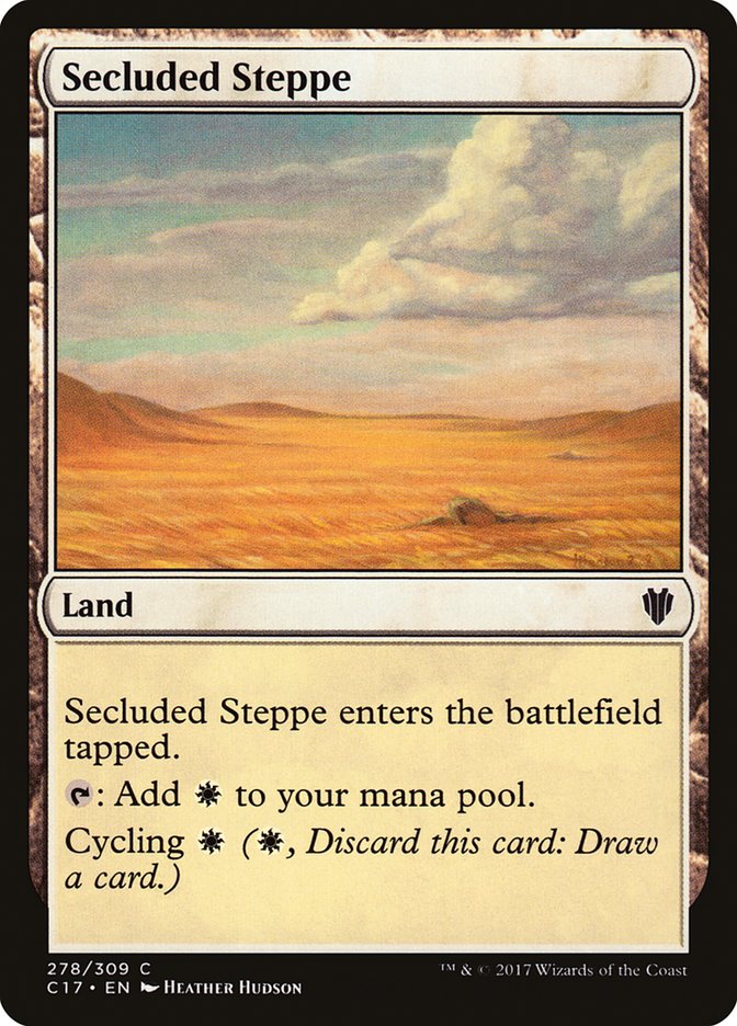 Secluded Steppe [Commander 2017] | Anubis Games and Hobby