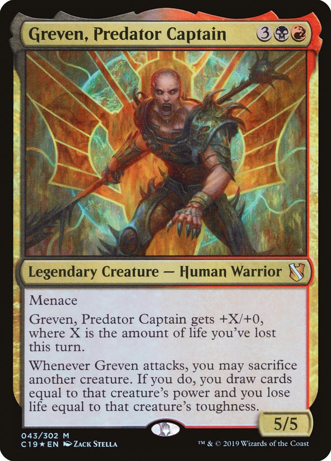 Greven, Predator Captain [Commander 2019] | Anubis Games and Hobby