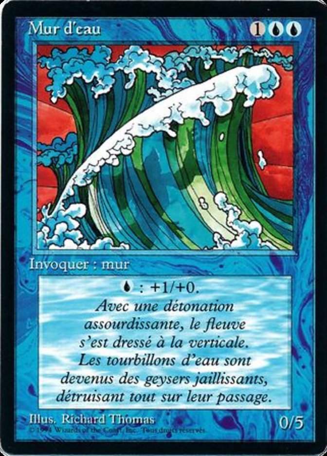 Wall of Water [Foreign Black Border] | Anubis Games and Hobby