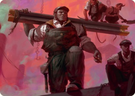 The Beamtown Bullies Art Card [Streets of New Capenna Art Series] | Anubis Games and Hobby