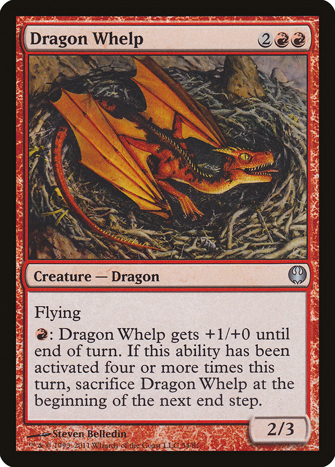 Dragon Whelp [Duel Decks: Knights vs. Dragons] | Anubis Games and Hobby