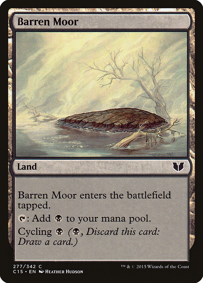 Barren Moor [Commander 2015] | Anubis Games and Hobby