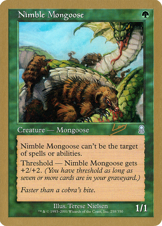 Nimble Mongoose (Raphael Levy) [World Championship Decks 2002] | Anubis Games and Hobby