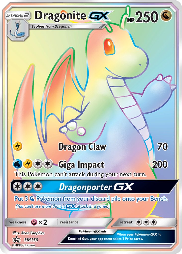 Dragonite GX (SM156) [Sun & Moon: Black Star Promos] | Anubis Games and Hobby