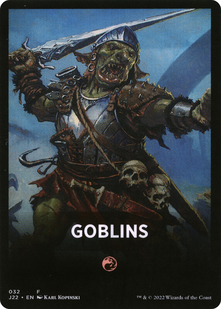 Goblins Theme Card [Jumpstart 2022 Front Cards] | Anubis Games and Hobby