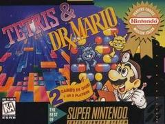 Tetris and Dr. Mario [Player's Choice] - Super Nintendo | Anubis Games and Hobby