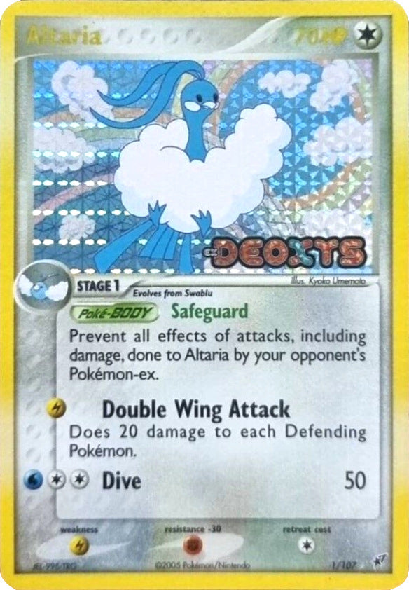 Altaria (1/107) (Stamped) [EX: Deoxys] | Anubis Games and Hobby