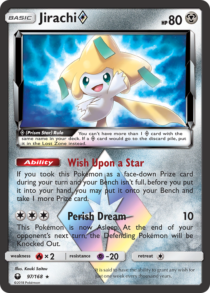 Jirachi (97/168) (Prism Star) [Sun & Moon: Celestial Storm] | Anubis Games and Hobby