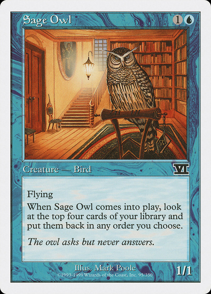 Sage Owl [Classic Sixth Edition] | Anubis Games and Hobby