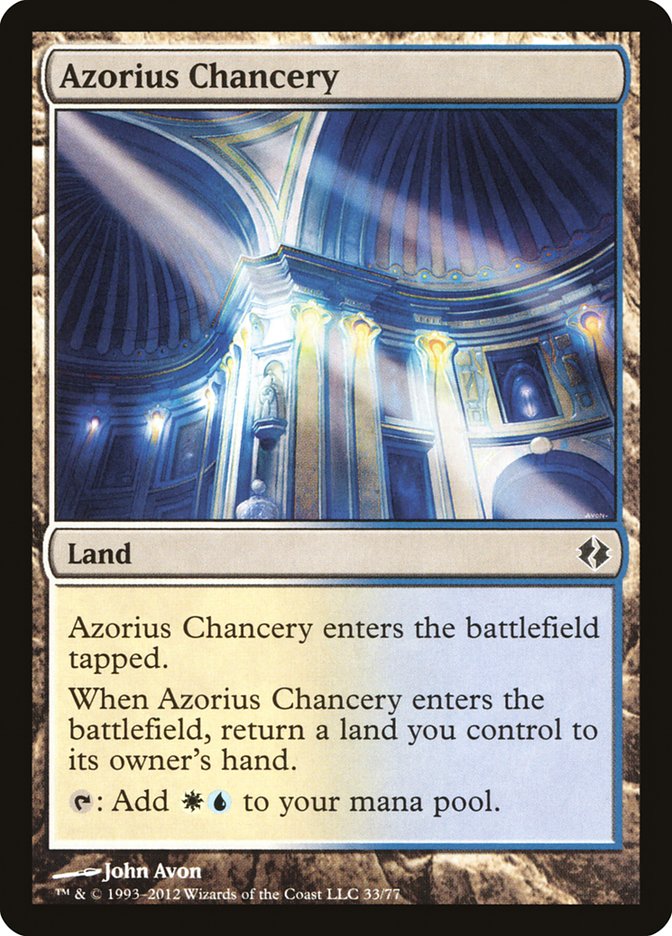 Azorius Chancery [Duel Decks: Venser vs. Koth] | Anubis Games and Hobby